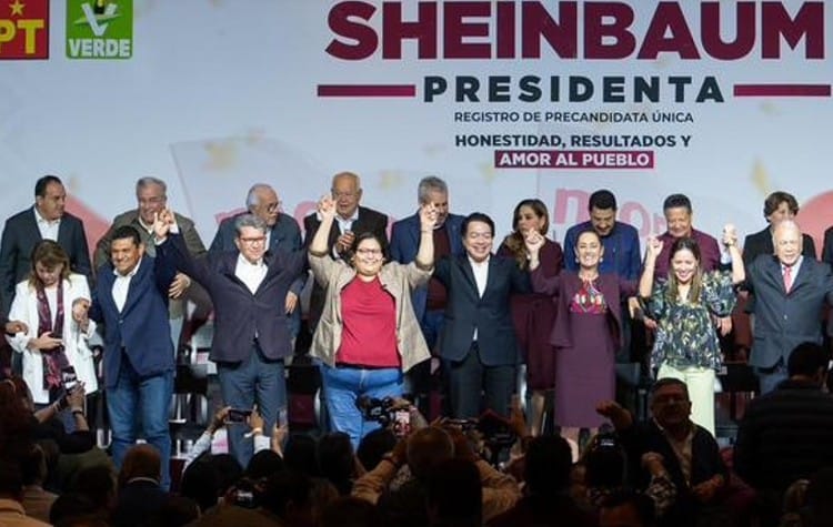 Presenta Claudia Sheinbaum su equipo de precampaña para la Presidencia