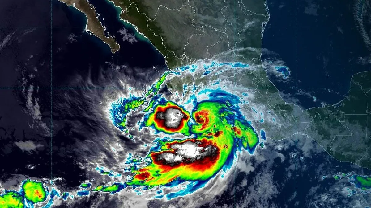 John se intensificó a huracán de categoría 1, y Helene a categoría 2, en la escala Saffir-Simpson