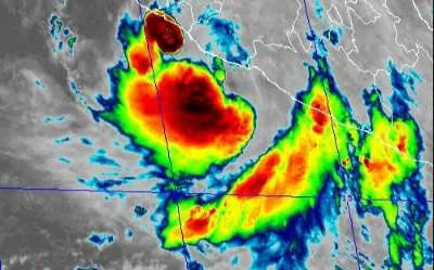 Restos del huracán John se disipan frente a la costa del Pacífico mexicano