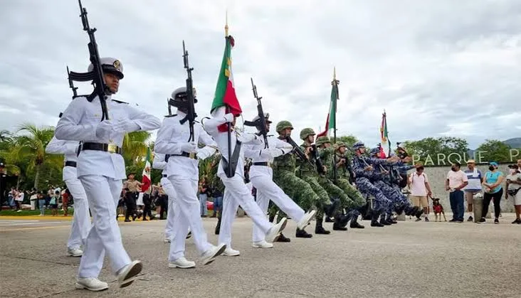 Participarán 700 militares y cien guardias nacionales en desfile del 16 de septiembre en Acapulco