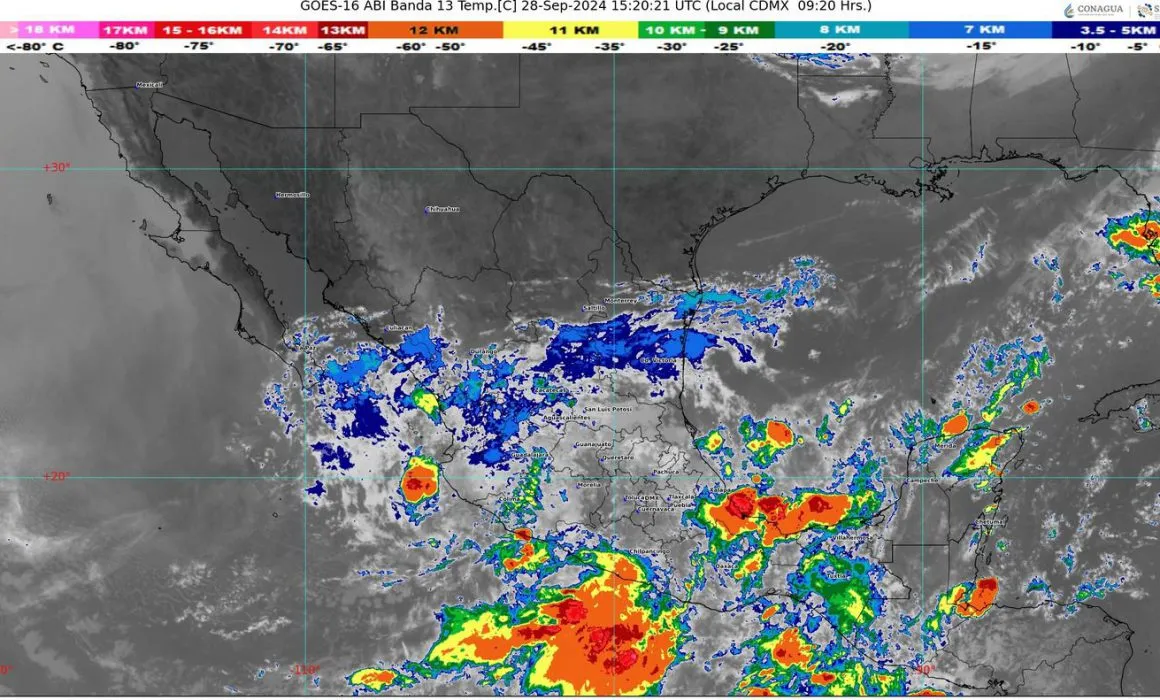 Seguirán lluvias intensas por remanentes de John en Guerrero; llaman a extremar precauciones