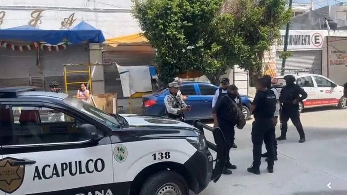 Detienen a dos por ataque a policías en el Centro de Acapulco