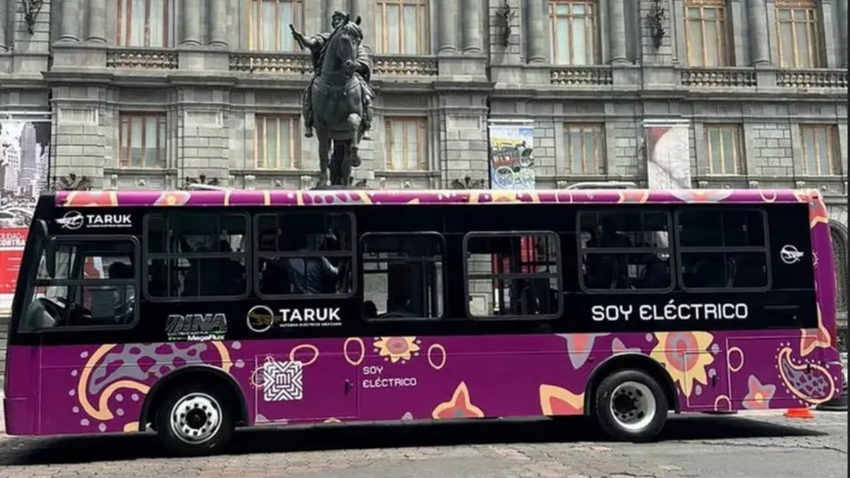 Hecho en México: ‘Taruk’, el primer autobús de pasajeros impulsado por litio