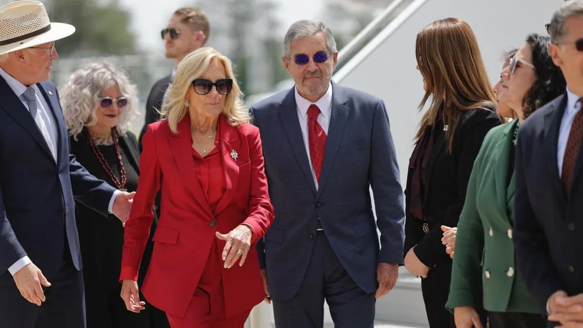 VIDEO: Jill Biden llega a México para toma de posesión de Claudia Sheinbaum