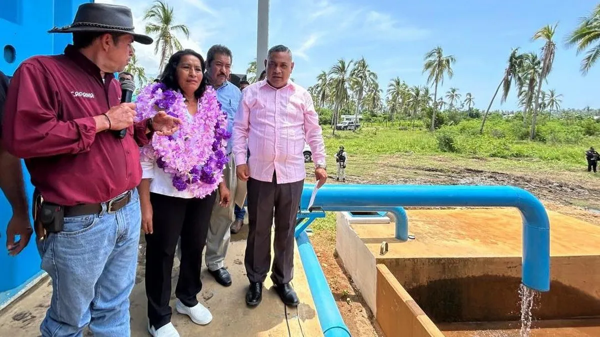 Abelina López reinaugura planta potabilizadora "El Pedregoso" en zona Poniente de Acapulco