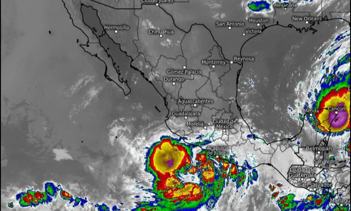 Aumenta probabilidad de que se forme nuevo ciclón al suroeste de Acapulco: PC