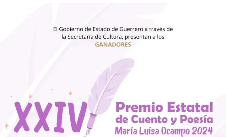 Ganan los acapulqueños Édgar Pérez y Roxana Cortés el Premio Estatal de Cuento y Poesía María Luisa Ocampo