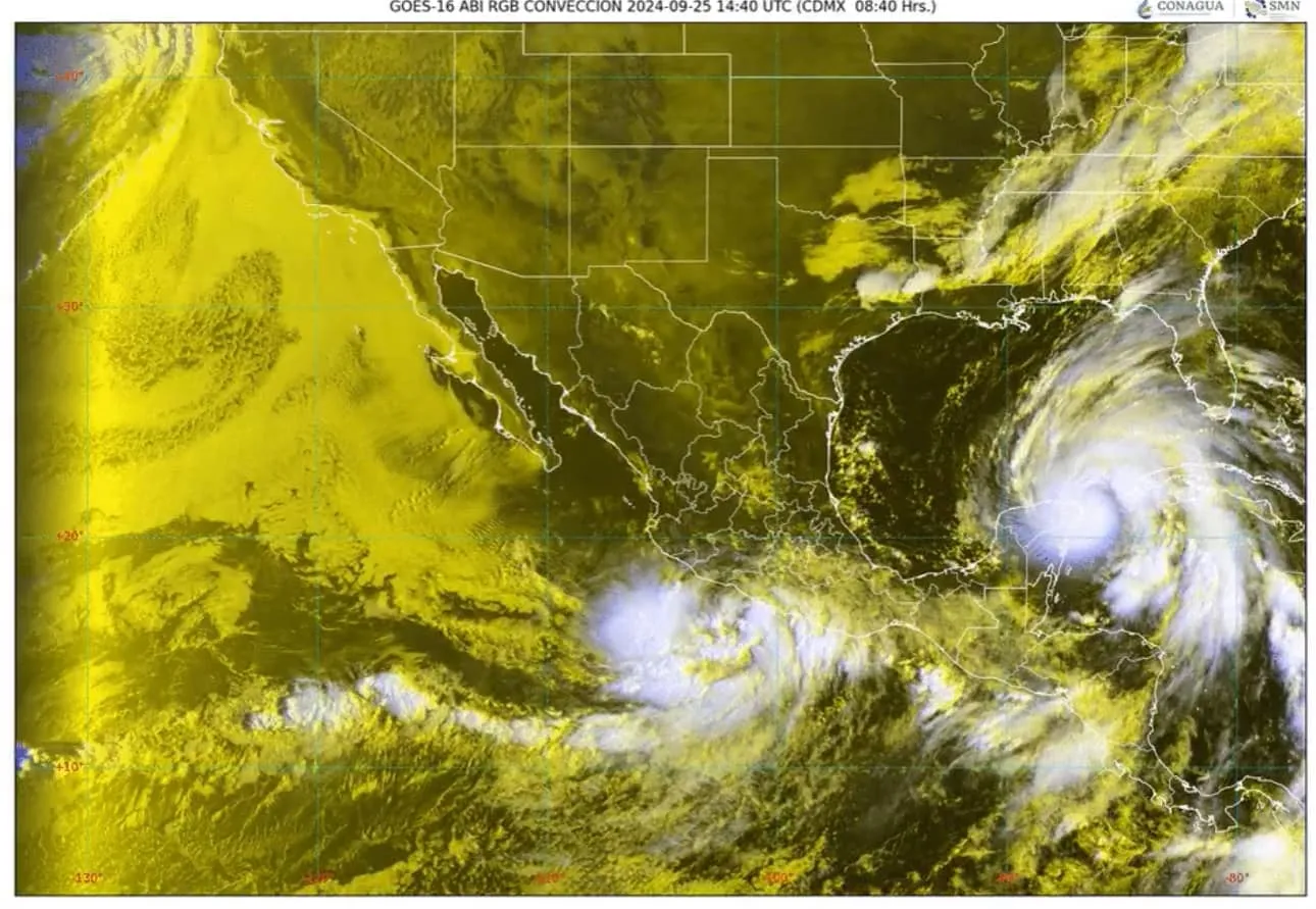 Toman fuerza los remanentes de “John” y otra vez es tormenta; se ubica entre Acapulco y Zihuatanejo