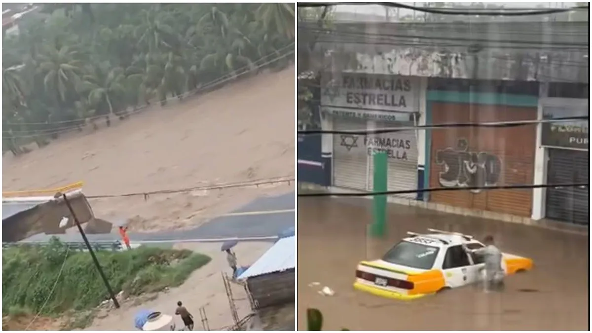 Acapulco: muere menor al derrumbarse su casa y un adulto fallece arrastrado por una corriente de agua