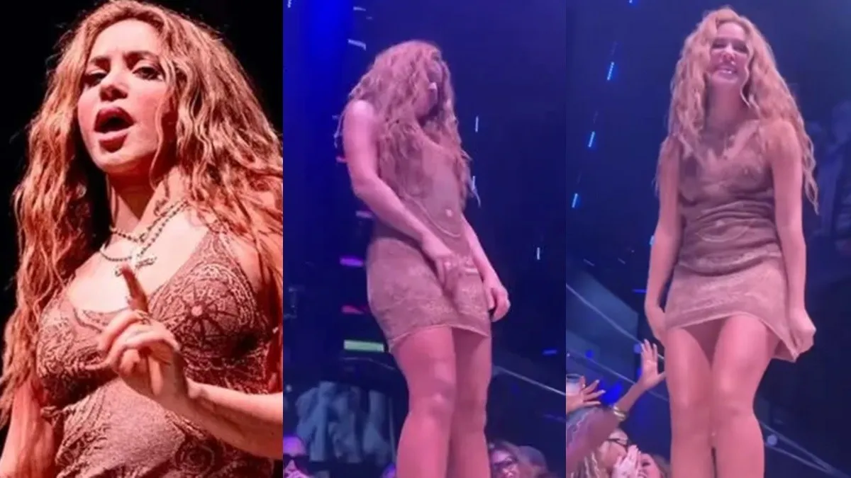 Así fue como grababan a Shakira por debajo de su vestido