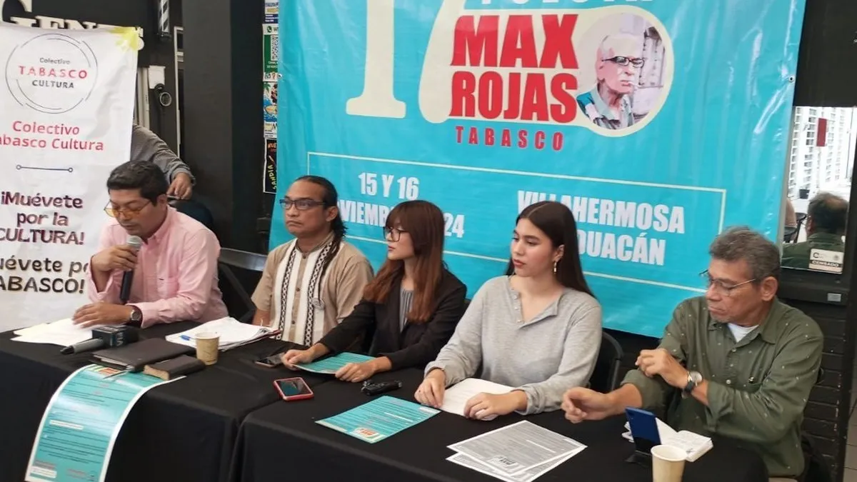 Encuentro de Poetas Max Rojas en Tabasco, un llamado a la paz y la sanidad social desde la poesía