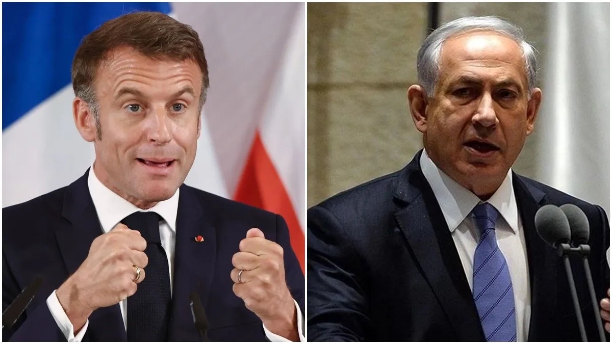 Macron pide que dejen de dar armas a Israel; miles marchan en apoyo a Palestina