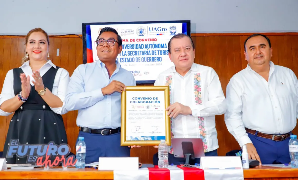 Firman la UAGro y Sectur Guerrero convenio para crear sistema científico