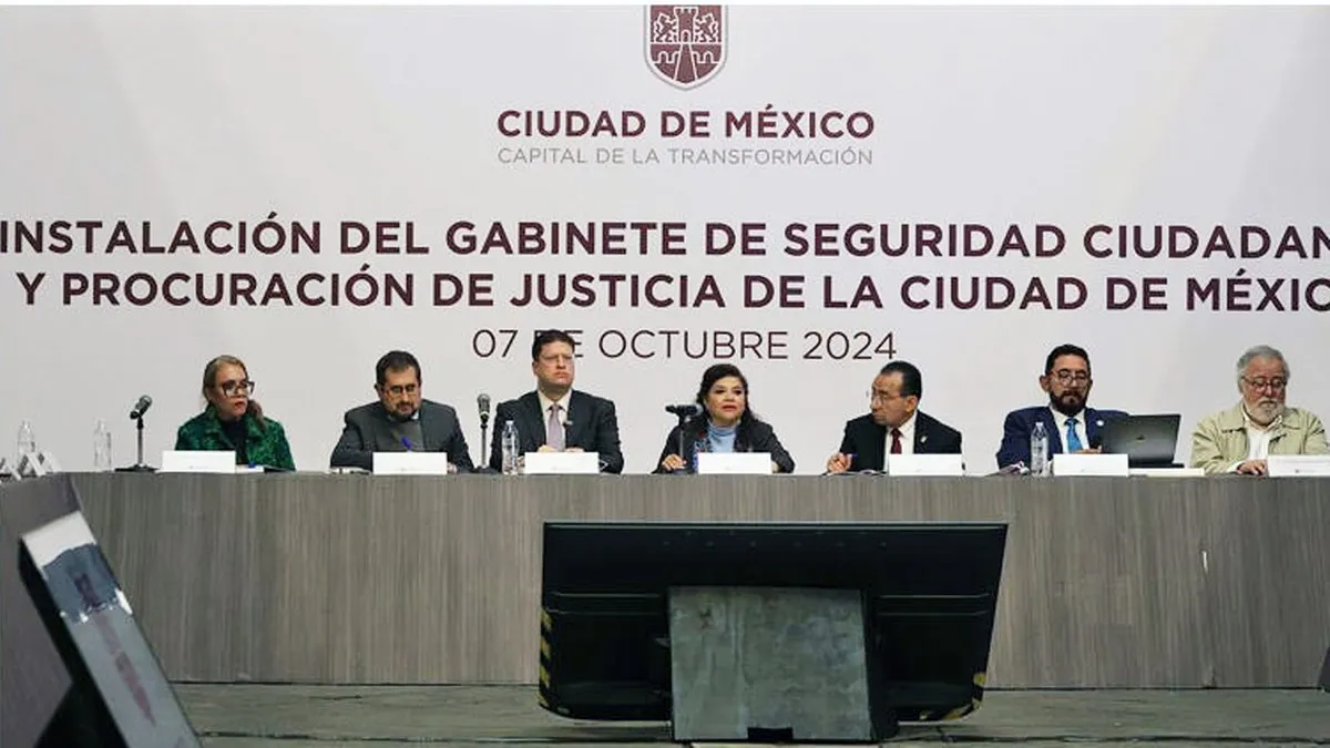 Clara Brugada instala el Gabinete de Seguridad Ciudadana para la Ciudad de México