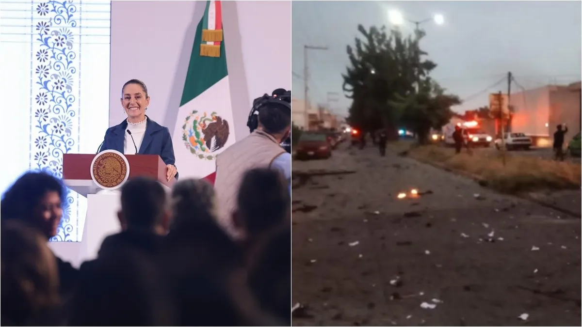 Coche bomba explota en Acámbaro, Guanajuato; ya se investiga el hecho, dice Sheinbaum