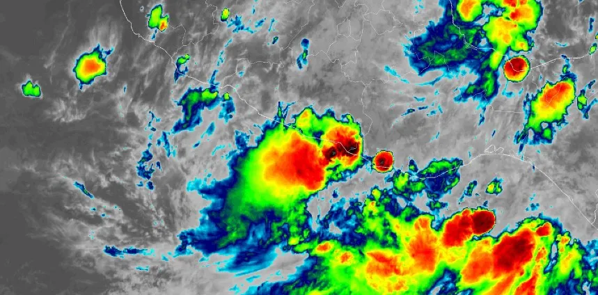 Depresión tropical Once-E: será tormenta y se acerca a Guerrero