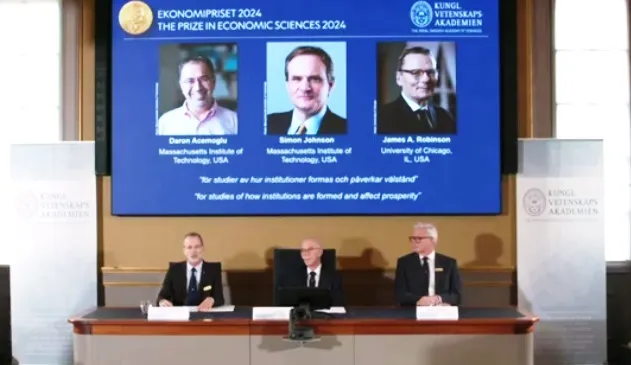 Premio Nobel de Economía 2024 a Simon Johnson y James A. Robinson, ambos de origen británico