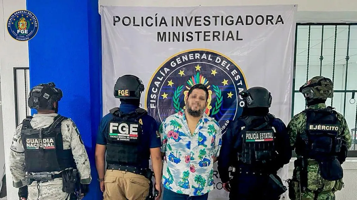 Cae El Talibán, miembro del grupo delincuencial Los Totos en Acapulco