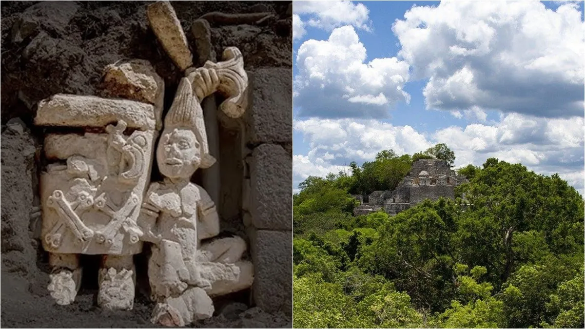 Descubren una misteriosa y desconocida ciudad maya en Campeche, con pirámides y juego de pelota