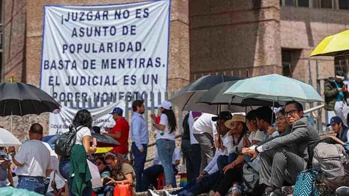 Trabajadores del PJF quieren seguir en paro y cobrando; la protesta afecta los procesos de miles de mexicanos