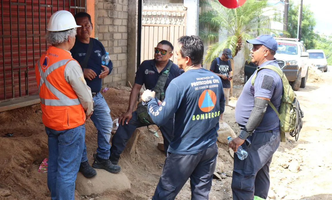 PC Guerrero evalua nuevas zonas de alto riesgo en Acapulco