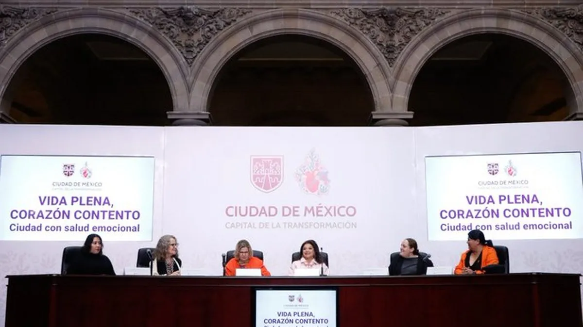 Clara Brugada presenta Programa de Salud Mental para la Ciudad de México