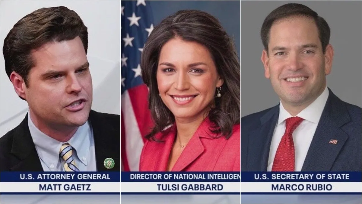 Trump coloca a Marco Rubio, Matt Gaetz y Tulsi Gabbard en puestos claves de su gabinete