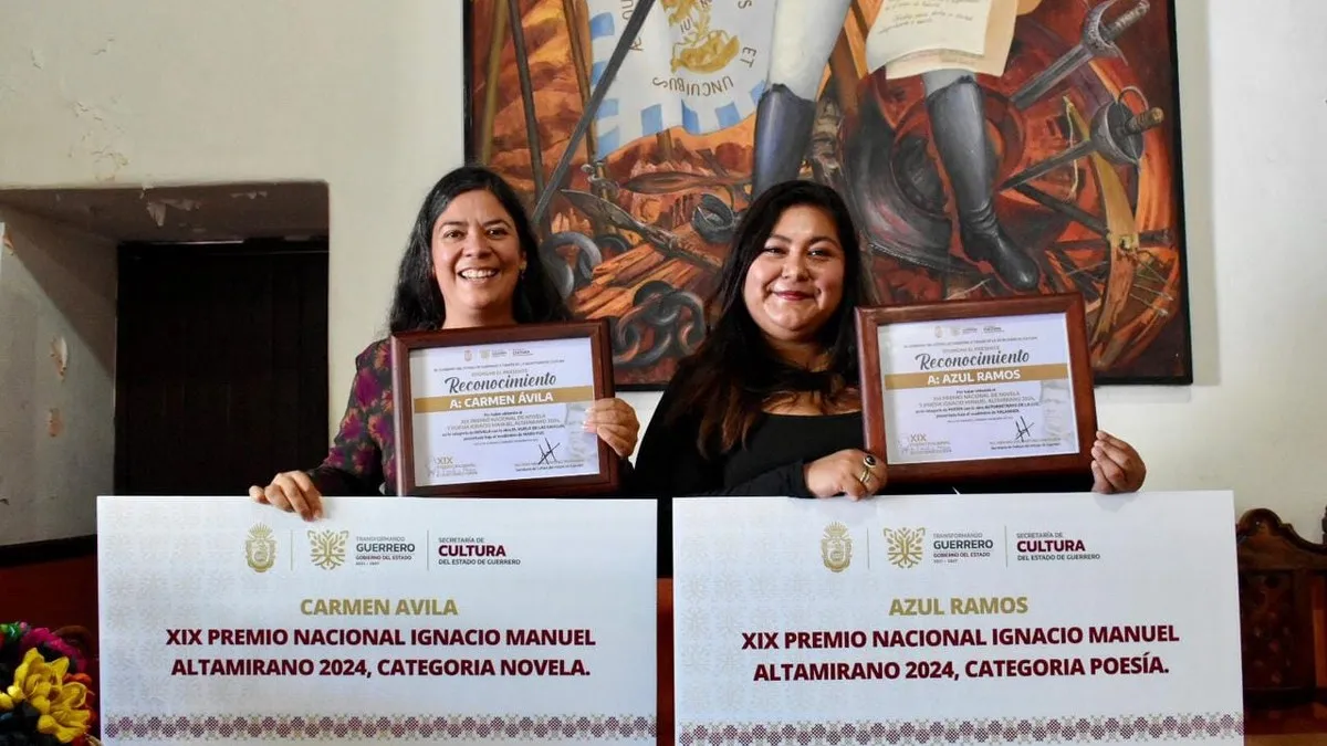 Otorgan a dos escritoras el XIX Premio Nacional Ignacio Manuel Altamirano en Tixtla