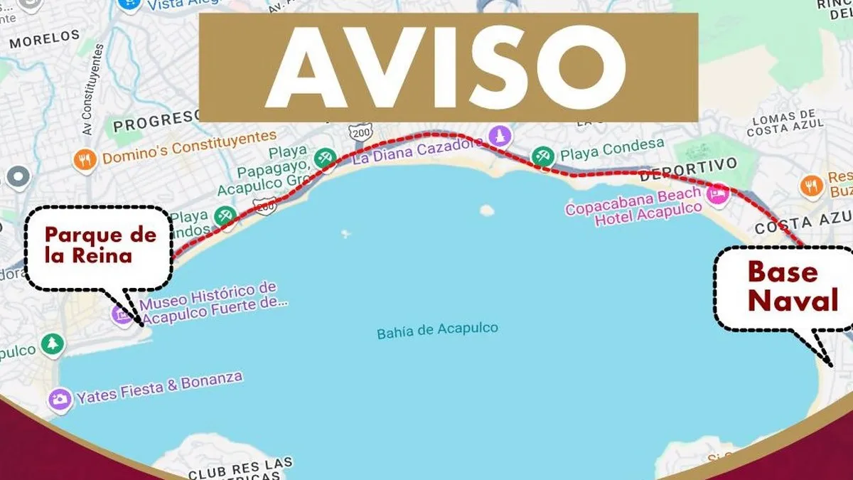 Implementan carril de emergencia por espectáculo de pirotecnia en Acapulco