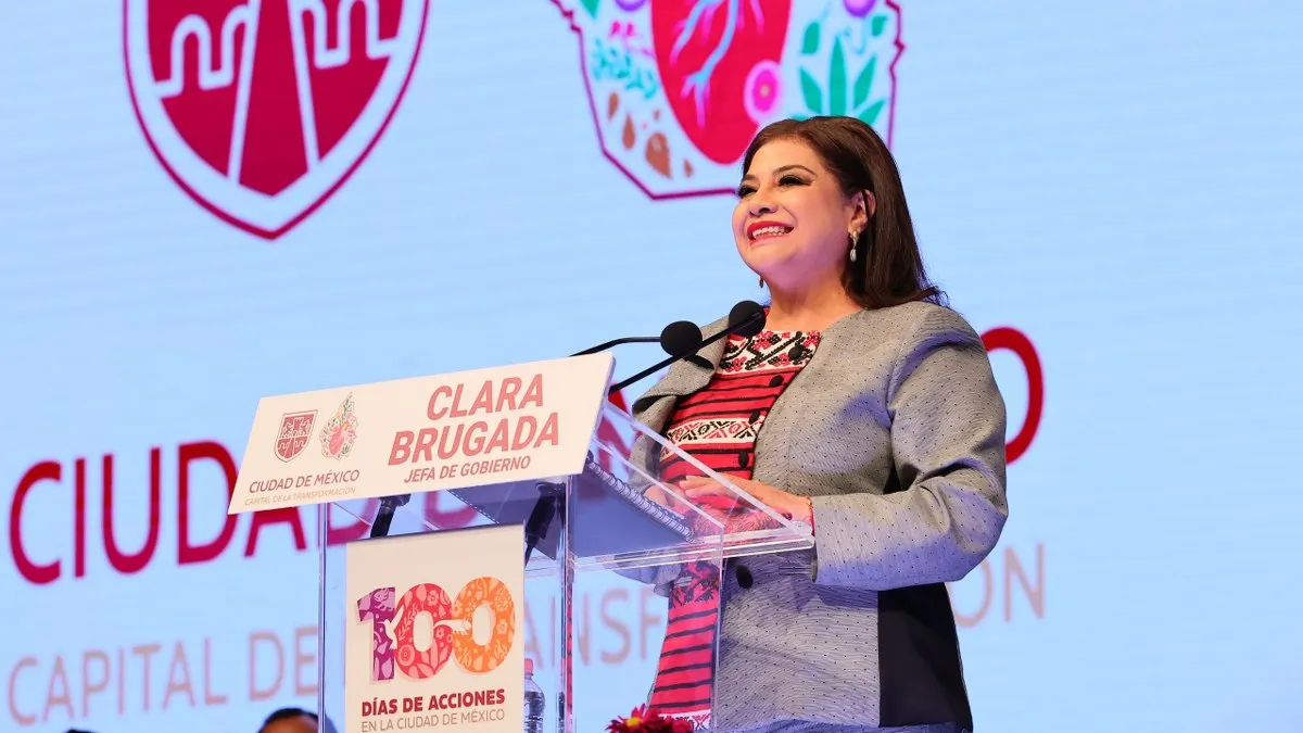 “Se acabó la ciudad centralista, el gobierno no puede estar lejos", afirma Clara Brugada en su informe de 100 días