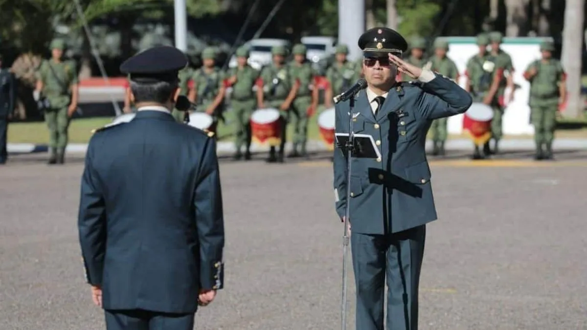 General Maximiliano Cruz Ramos asume como contralor general del Ejército y Fuerza Aérea