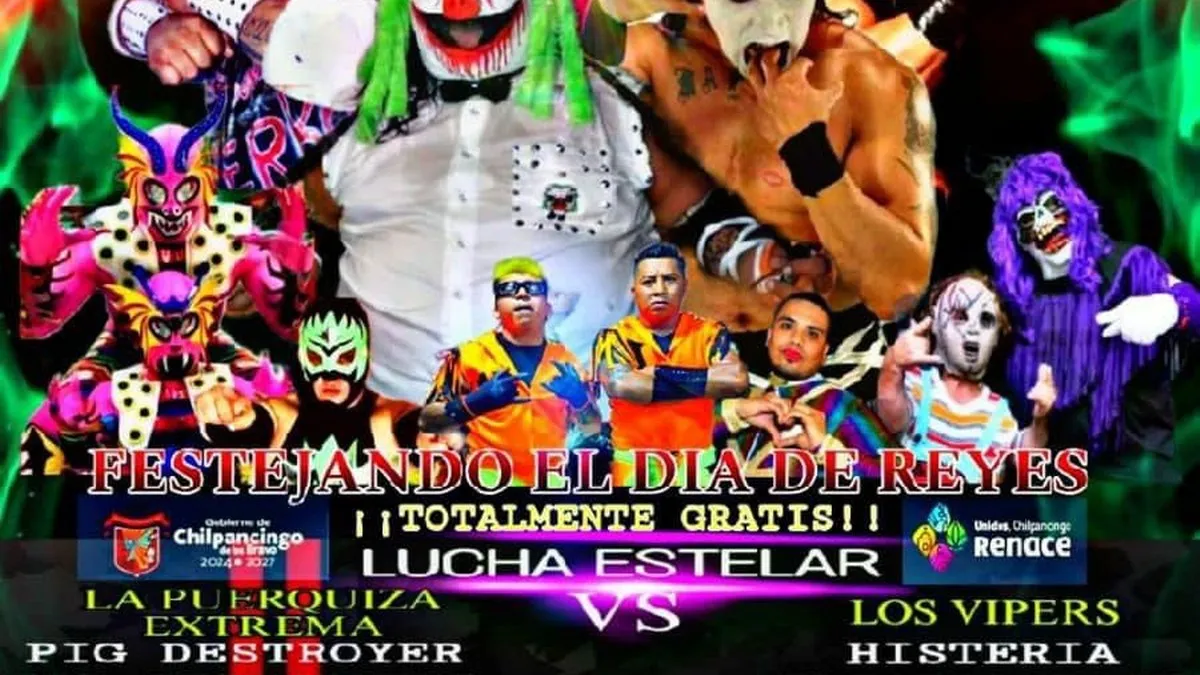 Chilpancingo: habrá función gratuita de lucha libre por Día de Reyes