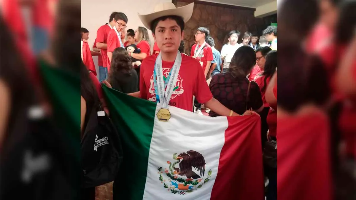 Estudiante de Guerrero gana oro en torneo internacional de matemáticas en Perú