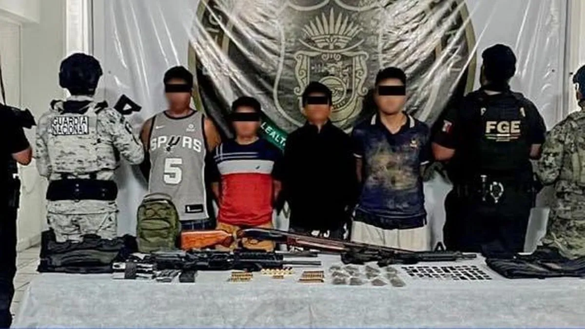 Acapulco: capturan a 4 integrantes de una célula delictiva con armamento y droga