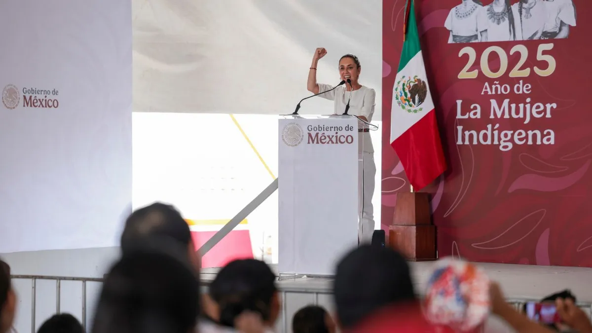 A 'los adversarios no les va a servir su campaña sucia, su campaña negra', dice Sheinbaum